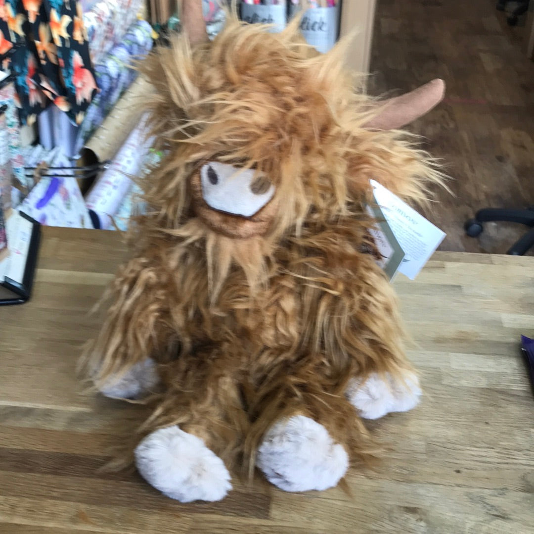 Gordon Junior' Highland Cow plush character