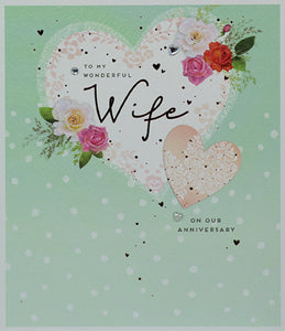 Wife Wedding Anniversary Card