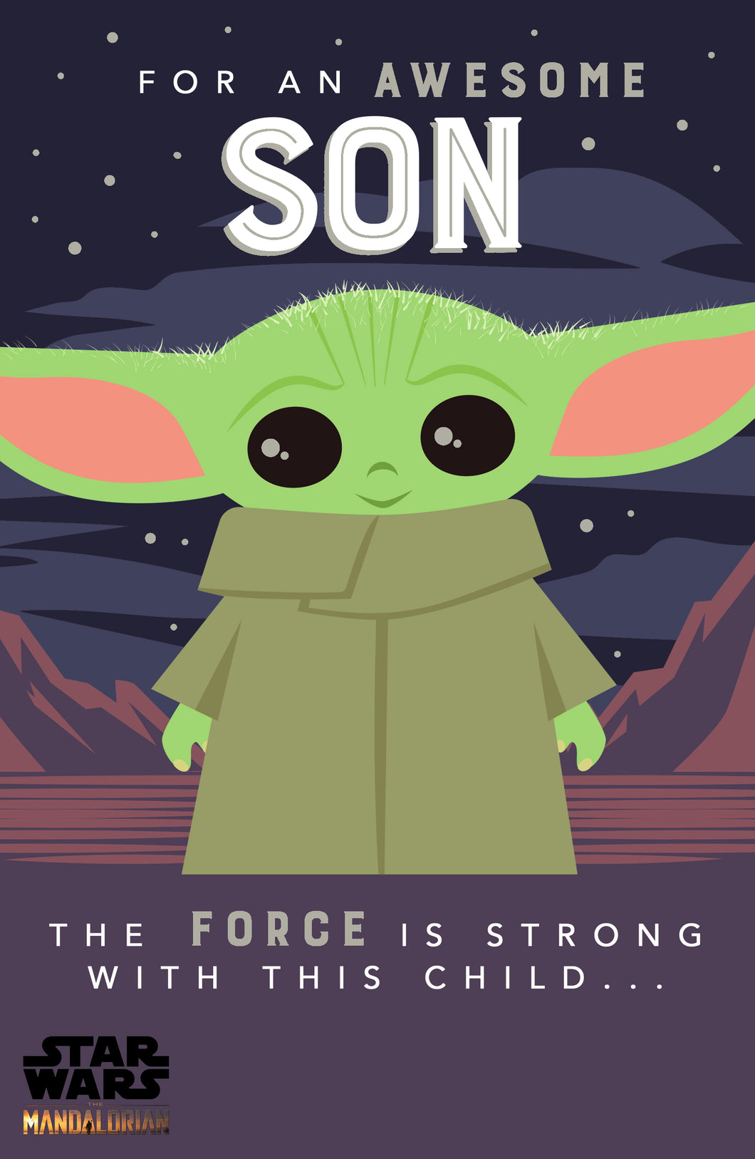 Star Wars Yoda Son Birthday Card