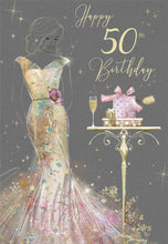 Load image into Gallery viewer, 50th Birthday Card
