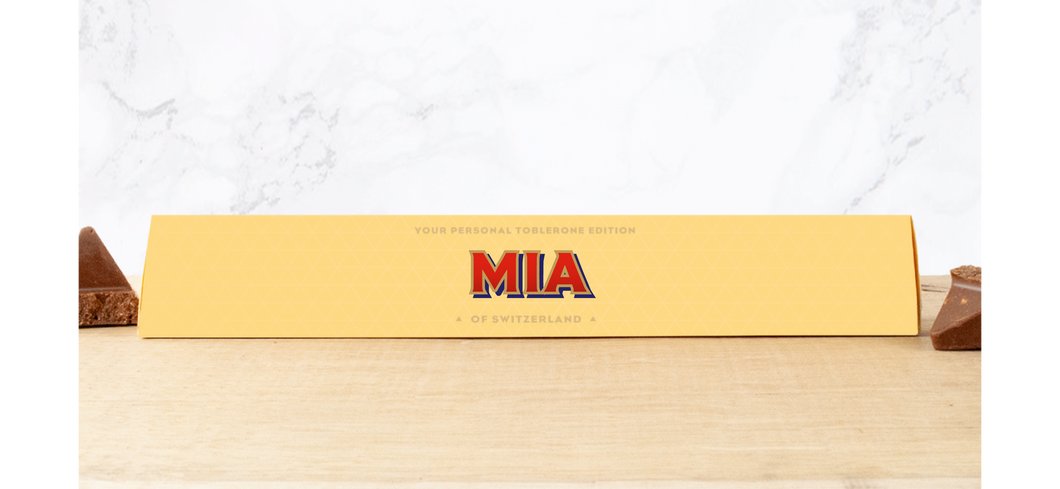 Mia Personalised Toblerone