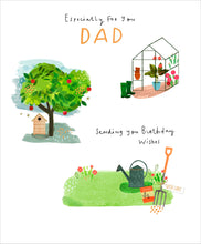 Load image into Gallery viewer, Dad  Gardening Birthday Card
