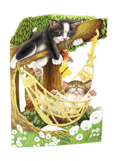 Cat 3D Swing Card