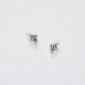 Bee Boxed Silver Earring Card