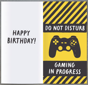 Son Gaming Birthday Card