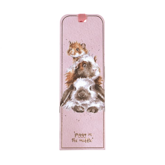 Piggy in the Middle Bookmark