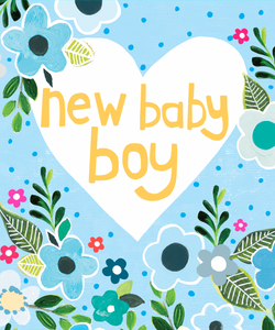 New Baby Boy Card