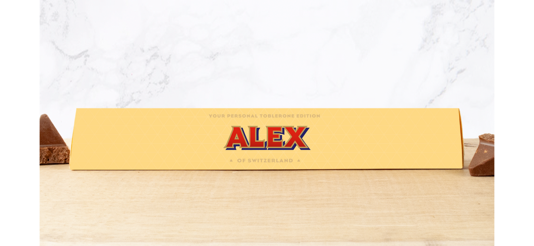 Alex Personalised Toblerone