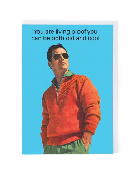 Old And Cool Blank Card