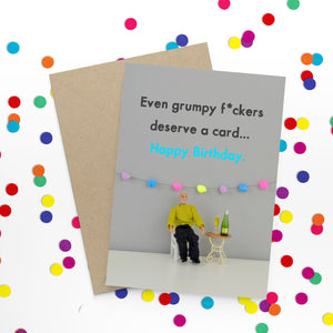 Grumpy F**kers Birthday Card