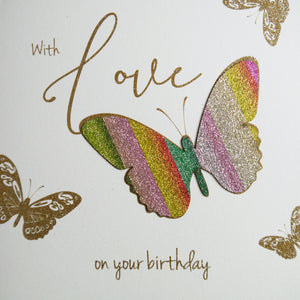 Birthday Butterfly Card