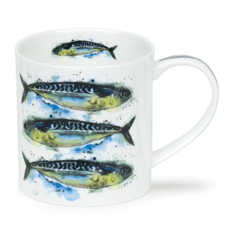 Dunoon Fine Bone China Mackerel Mug