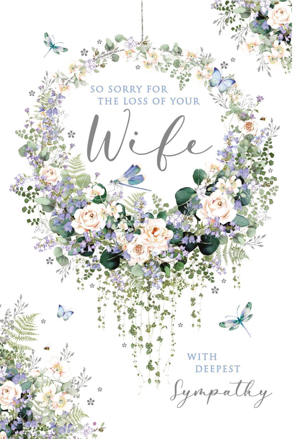 Wife Sympathy Card