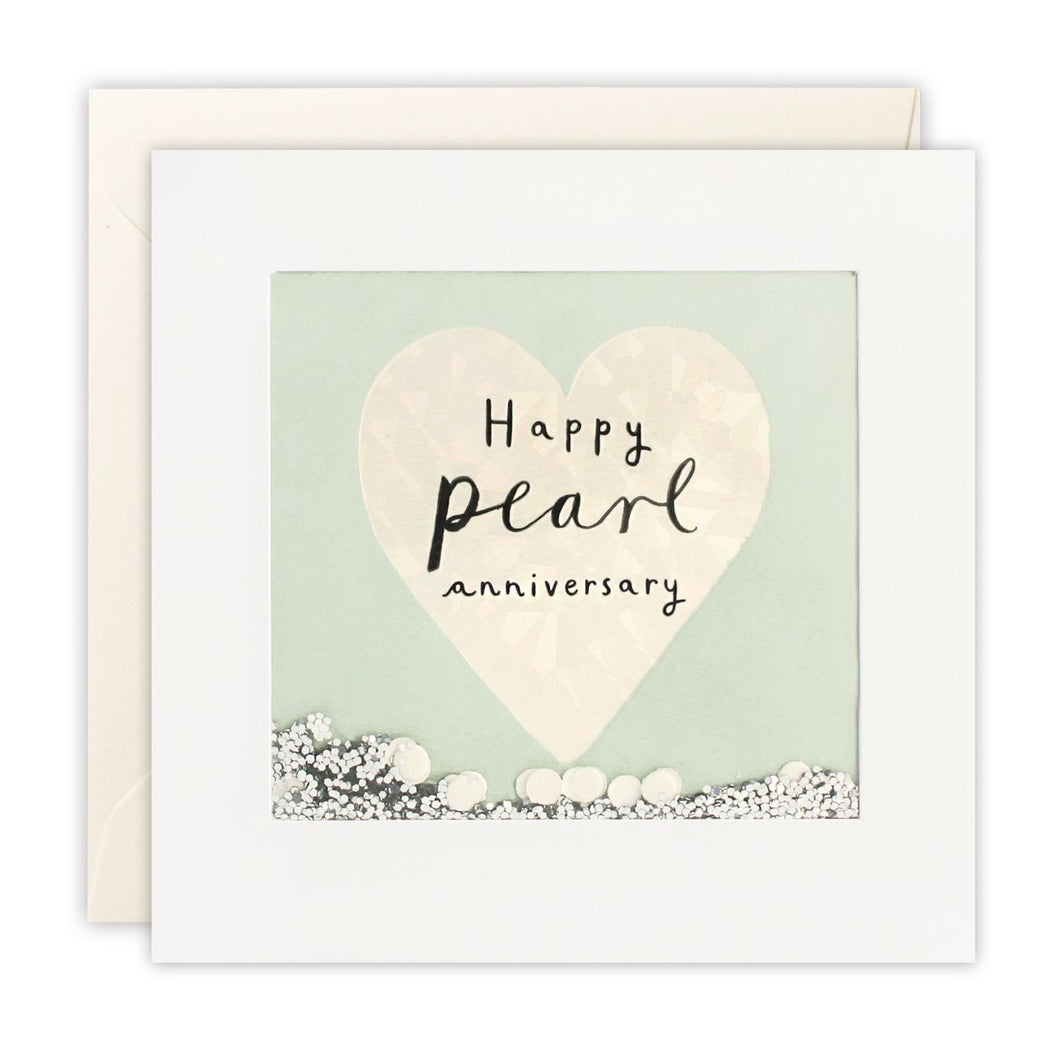 30th Pearl Wedding Anniversary Card