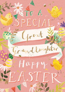 A Special Great Granddaughter Easter Card