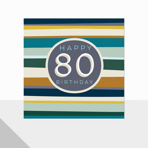 80th Birthday Card