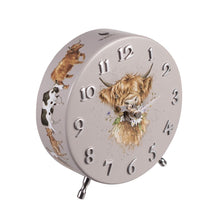 Load image into Gallery viewer, Cow Mantel Clock by Wrendale Designs
