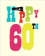 60th Birthday Card