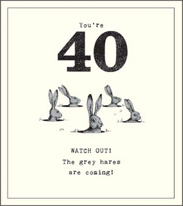 40th Birthday Card