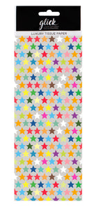 Multicolour Star Tissue Paper