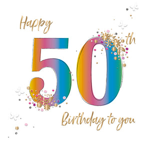 50th Birthday Card