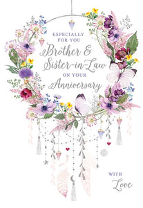 Brother & Sister-in-Law Anniversary Card