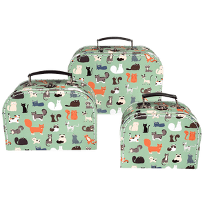 Nine Lives Cat Set Of 3 Cases