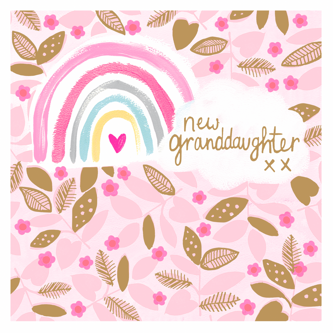 New Granddaughter Card