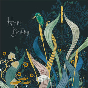 National Trust Kingfisher Birthday Card