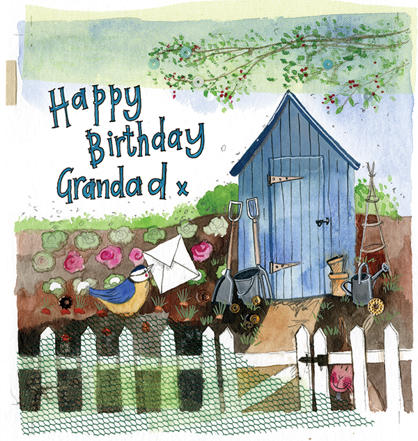 Grandad Garden Shed Birthday Card