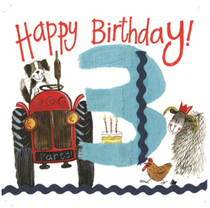 3rd Birthday Card