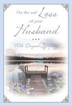 Load image into Gallery viewer, Husband Sympathy Card
