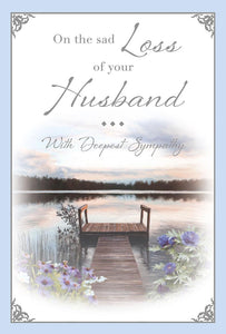 Husband Sympathy Card