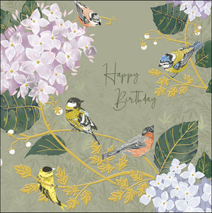 National Trust Bird Birthday Card