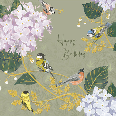 National Trust Bird Birthday Card