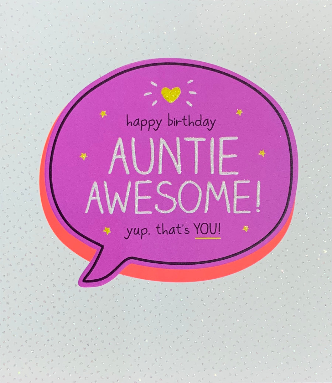 Awesome Auntie Birthday Card