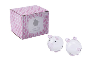 Glass Pale Pink Pig