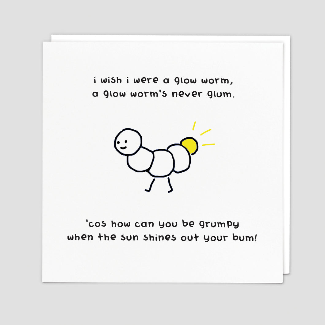 Glow Worm Blank Card