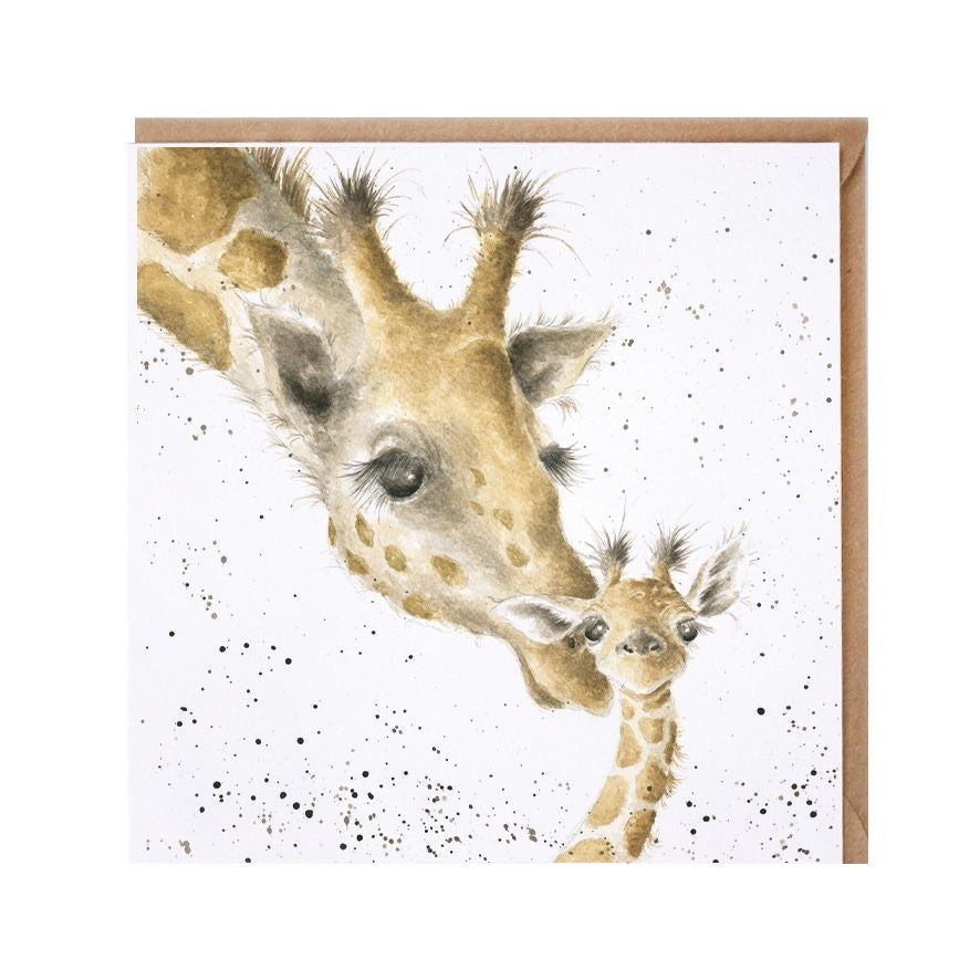 Giraffe Blank Card by Wrendale Designs