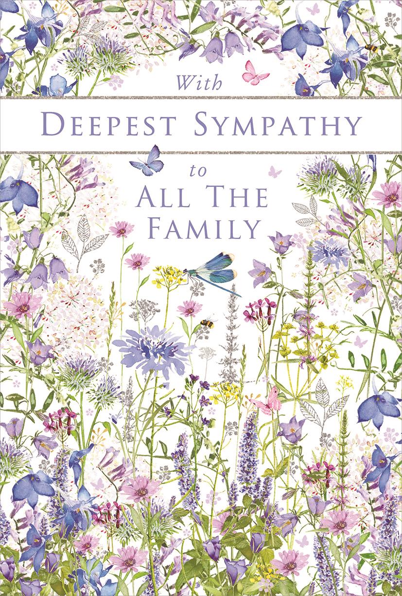 Deepest Sympathy To All The Family Card