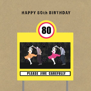 80th Birthday Card