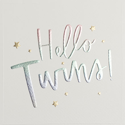 Hello Twins Card