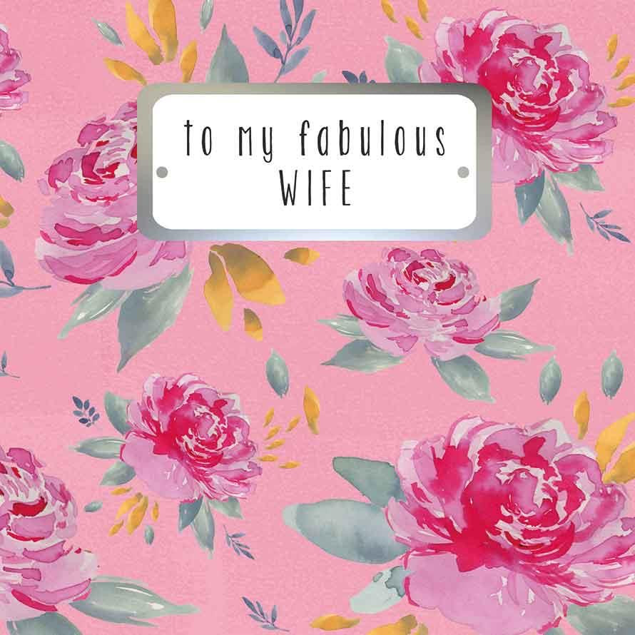 Fabulous Wife Birthday Card