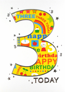 3rd Birthday Card