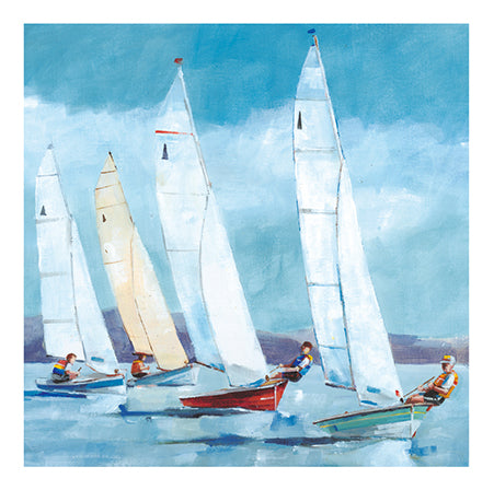 Sailing Boats Blank Card