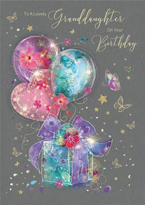 Lovely Granddaughter Birthday Card