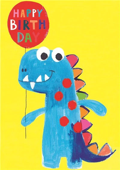 Birthday Dinosaur Card