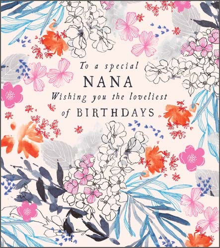 Nana Birthday Card