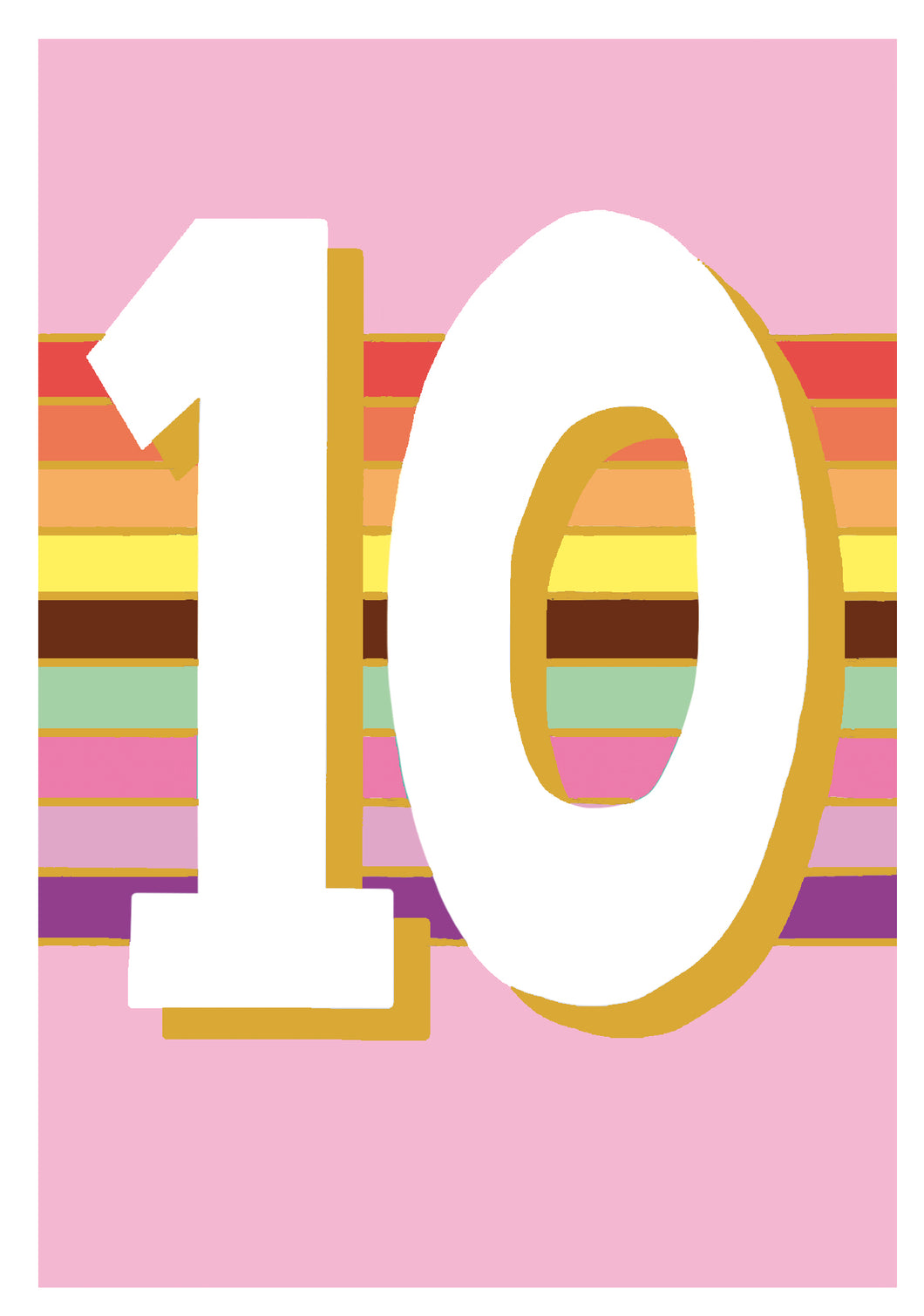 10th Birthday Card