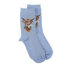 Load image into Gallery viewer, Cow Super Soft Bamboo Socks by Wrendale Designs
